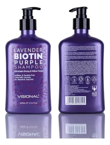 Shampo + Acondicionador Lavander Biotin Purple 380ml