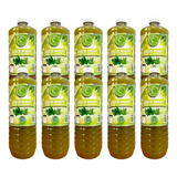 10 Botella Jugo De Maguey Asado Con Clorofila Verde Santo 1l