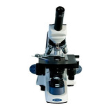 Microscopio Monocular Biológico Avanzado Mod. Ve-m5 Color Blanco Con Azul