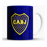 Taza De Cafe Ceramica Boca Juniors Fútbol Argentino + Caja