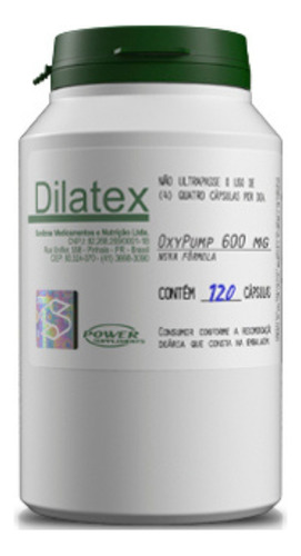 Vasodilatador Dilatex - 120 Cápsulas