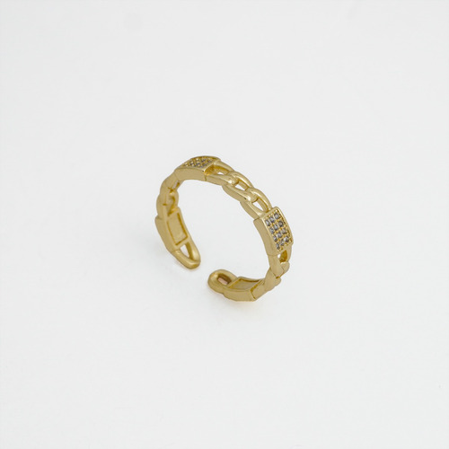 Anillo Powerful Oro Laminado 18k