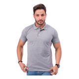 Camiseta Bonita Com Gola E Botões Para Gerente E Coordenador