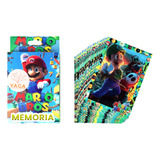 Juego De Memoria Mario Bros 20 Pares + 1 Rompecabezas 