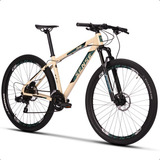 Bicicleta Mtb Sense One 2023 3x7v Shimano Tamquadro L 19 Cor Creme/acqua Tamanho Do Quadro L (19) 178~185cm