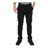 Pantalon Casual De Hombre Gabardina Stretch Skinny Vestir