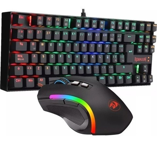 Kit Gamer Teclado Kumara Rgb Y Mouse M607 Gaming K552rgb-ba