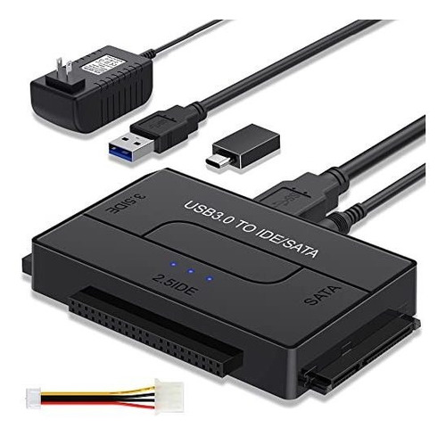 Adaptador Sata/ide A Usb 3.0, Eyoold Ultra Para Hdd