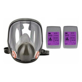 Aehoy 6800 Máscara De Gas Cara Completa Con Filtros 3m