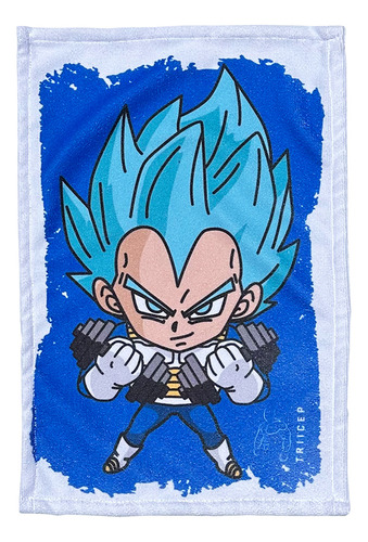 Toalla Vegeta Blue Gym Triicep Original Calidad Premium