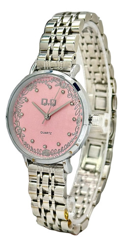 Reloj Para Mujer Qyq Yes Pulso Acero Nueva Coleccion + Envio