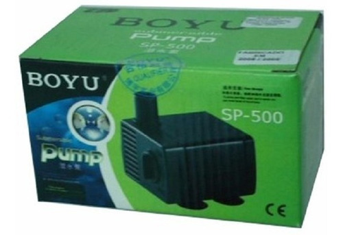 Bomba Submersa Boyu Sp-500 Para Aquários E Fontes 220v.