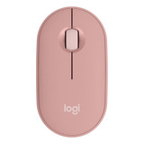 Mouse Sem Fio Silencioso Pebble 2 M350s, Rosa, 910-007048