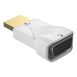 Adaptador Conversor H79 Hdmi A Vga Blanco