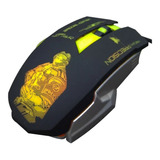 Mouse Gamer 6 Botones 3200dpi Luz Led + Pad Mouse