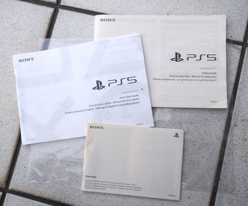 Manual Playstation 5 Original  Ps5