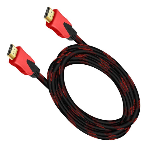 Cable Hdmi 5 Metros Amitosai Mallado Grueso 1.4v 4k Full S7