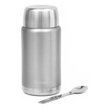 Termo De Comida Insulado Acero Inox 750 Ml Gris Simplit