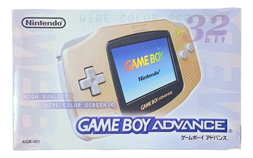 Gameboy Advance Gold Con Caja Y Manuales 