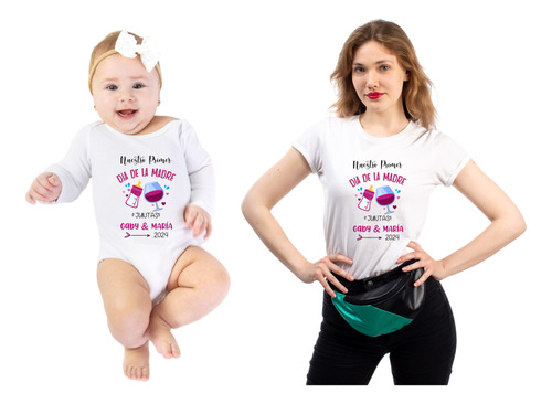 Regalo Día De La Madre Body + Camiseta