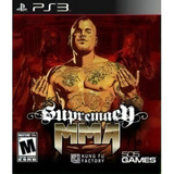 Juego Multimedia Físico Supremacy Mma Ps3 Juegos De Playstation 505