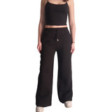 Jogger Joguin Pantalon Palazzo Wide Leg Tendencia Premium