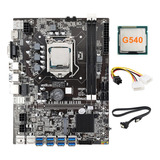 Placa Base Minera B75 Btc De 8 Tarjetas+cpu G540+alimentació