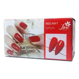 Kit 6 Esmaltes Gel  Uv Led Lírio Red Vários Tons De Vermelho