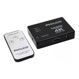 Switch Video Audio Compatible Con Hdmi 3x1 Philco