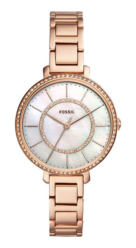 Reloj Fossil Jocelyn De 3 Manecillas Para Mujer Con Correa D