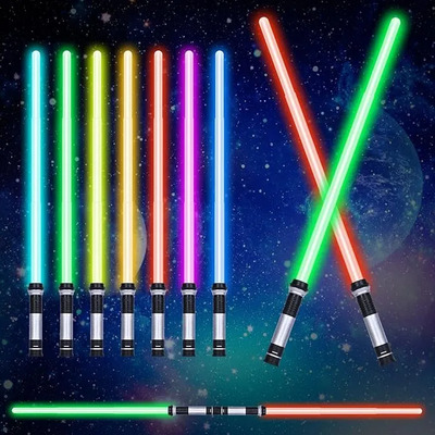 2 En 1 Sables De Luz Star Galaxy War Con Sonido De 7 Colores | MercadoLibre