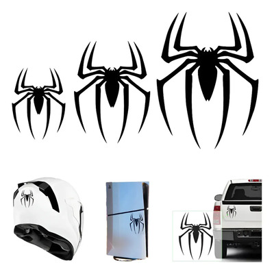 Calcomania Hombre Araña Spiderman Auto Suv Moto Sticker Laptop Termo Decorativo Pegatina Universal 3pz Negro | MercadoLibre