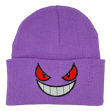 Gorro Pokemon G E N G A R Pokemon Gorro Beanie Tejido Bordad