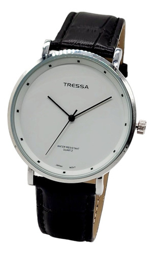 Reloj Tressa Hombre  Malla Cuero Urbano Megatime