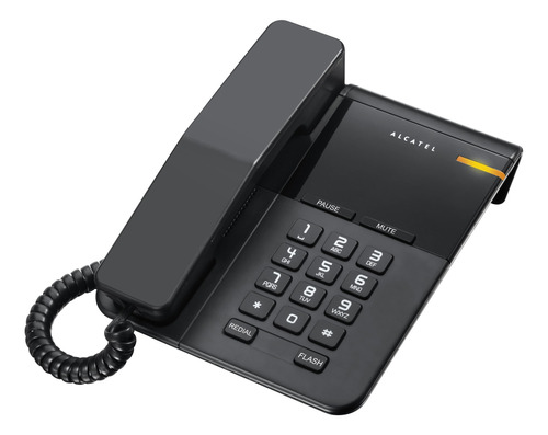 Teléfono De Escritorio Alcatel T22,  Alámbrico, Rj-11, Negro