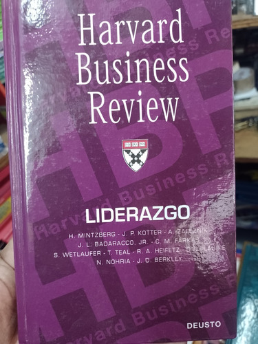 Liderazgo Harvard  Business  Reviw -