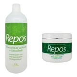 Repos Amaciante De Cutículas 1,1l + Creme 500g - Spa Dos Pes