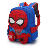 Mochila Spiderman Escolar Preescolar Kinder For Niños