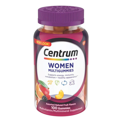 Multivitaminico Centrum Para Mujer Sabor Frutas 100 Gomitas | Envío gratis