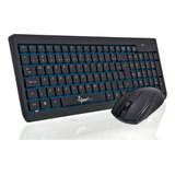 Kit Teclado E Mouse Sem Fio Bluetooth Wireless 2.4 Ghz Abnt2