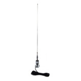 Antena Automotriz Cromada Tipo Cb Radio Con Imán An-202