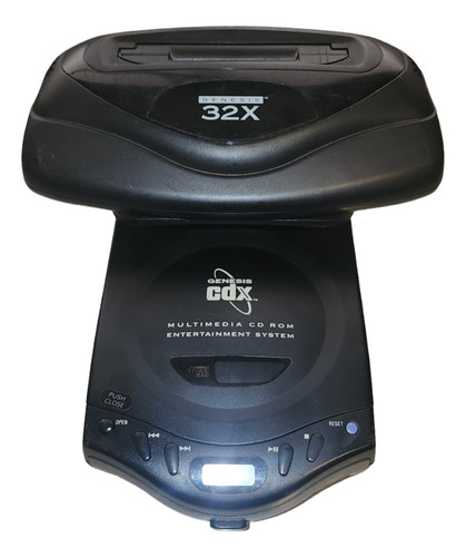 Sega Cdx Com Sega 32x, Leitor E Cartucho Funcionando 