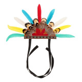 . Sombrero Pequeño For Perros Con De Plumas Indios Pet