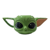 Tazón Taza Ceramica 3d Baby Yoda Mandalorian 