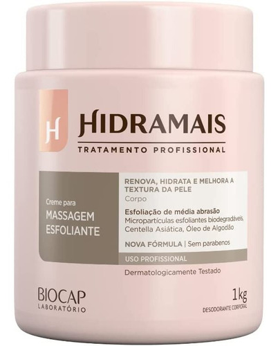 Creme Esfoliante Média Abrasão 1kg Hidramais