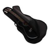 Bolsa De Guitarra Acústica De 41 Pulgadas Adecuado  (negro)