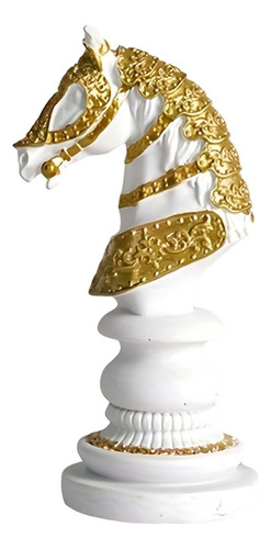 Figura De Ajedrez De Resina, Colección Artesanal, Caballo