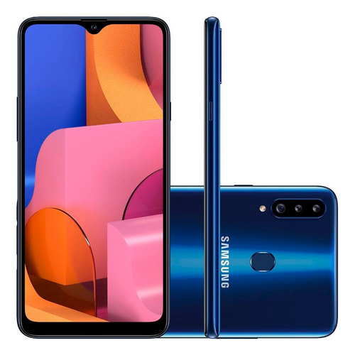 Samsung Galaxy A20s 32gb 3gb 6.5'' 4000mah Azul - Excelente