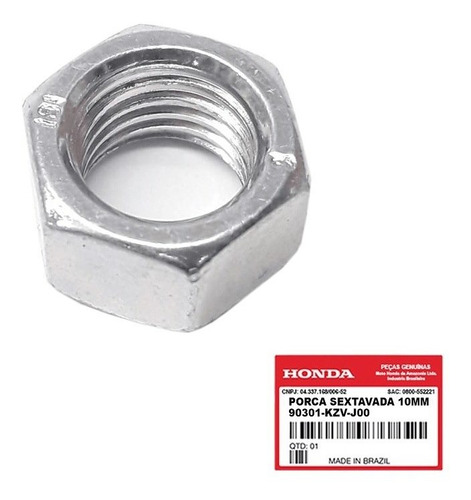 Tuerca Espejo Derecha Izquierda Honda Wave S110 Original E1