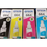 Tintas Epson 664 Originales Son 4 Paquetes De 4 Colores...